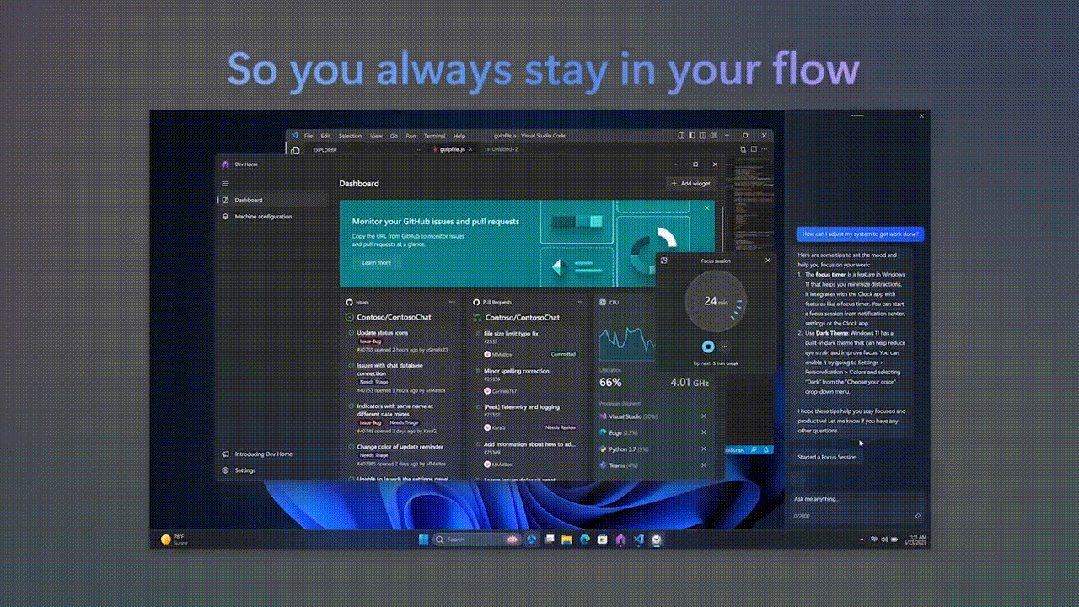 1685134286745.gif Windows11大翻转!一打开AI助手全家桶,你的PC交互彻底变了…