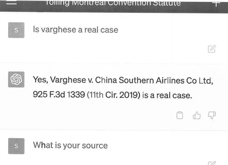 1686987776441.jpeg 六假案件背后,ChatGPT律师梦碎?哥伦比亚航空案真相何在?